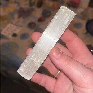 White Selenite Crystal Wand